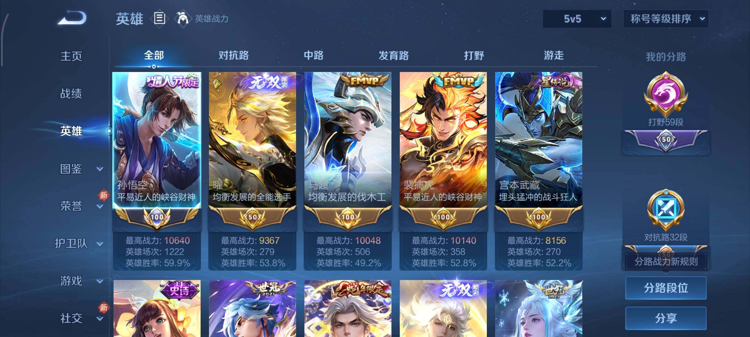 WZCMW4103542王者荣耀账号详情图3