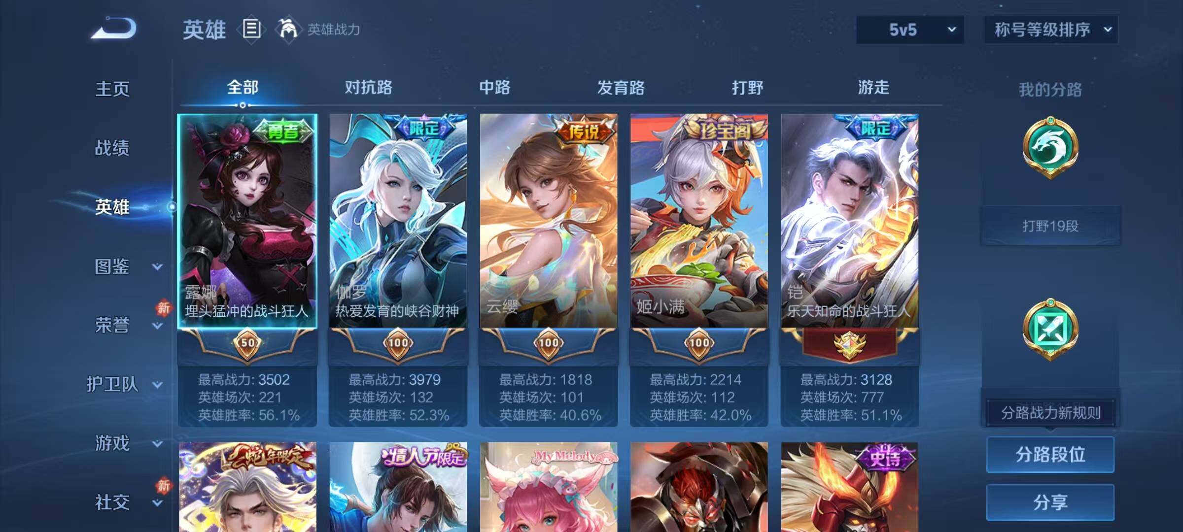 WZJZ4139050王者荣耀账号详情图6