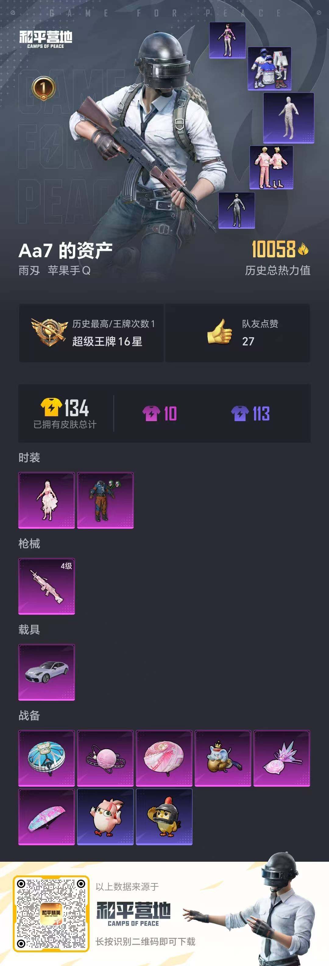 HPCMW469931和平精英账号详情图14