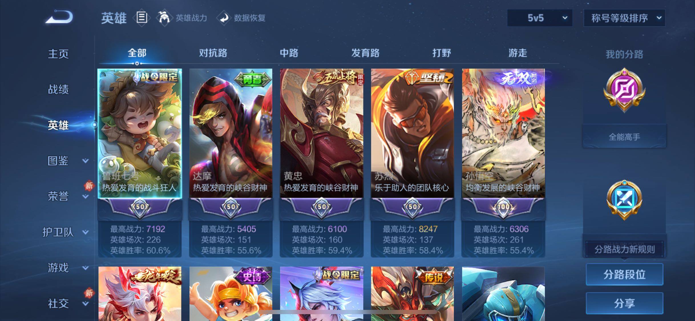 WZCMW4110144王者荣耀账号详情图3