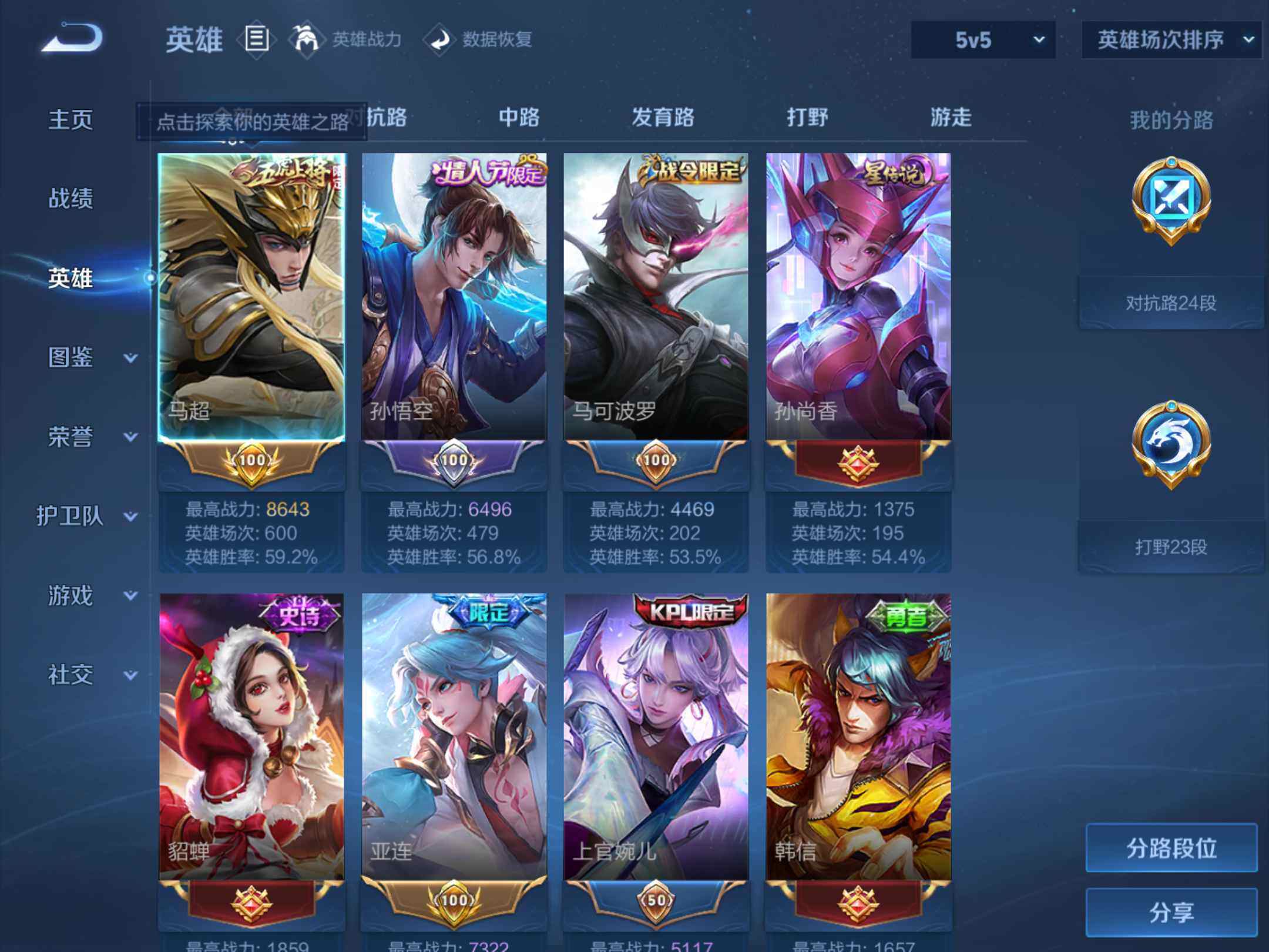 WZKG4109748王者荣耀账号详情图21