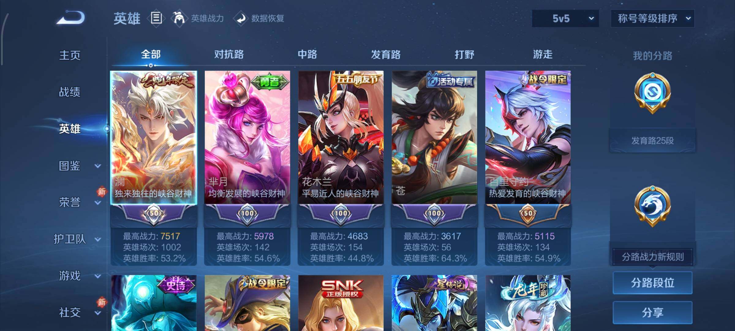 WZCMW4109937王者荣耀账号详情图3