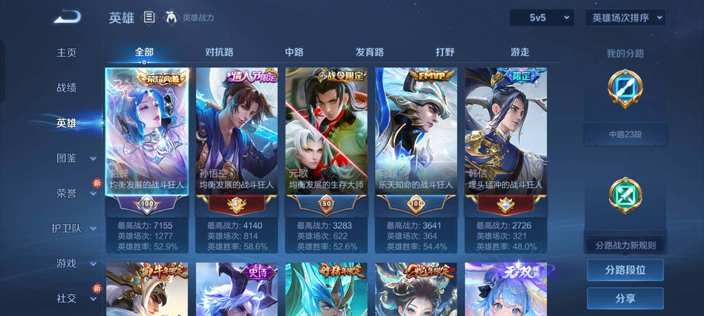 WZKG4100309王者荣耀账号详情图12