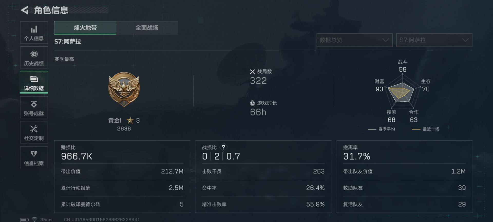 SJZEY427236三角洲行动账号详情图8