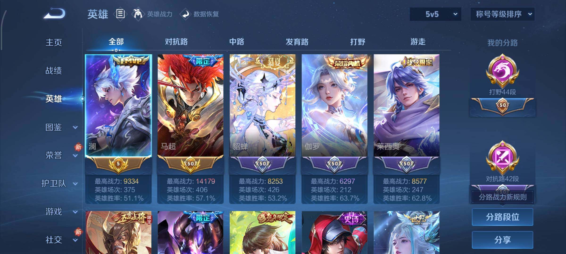 WZCMW4104170王者荣耀账号详情图3