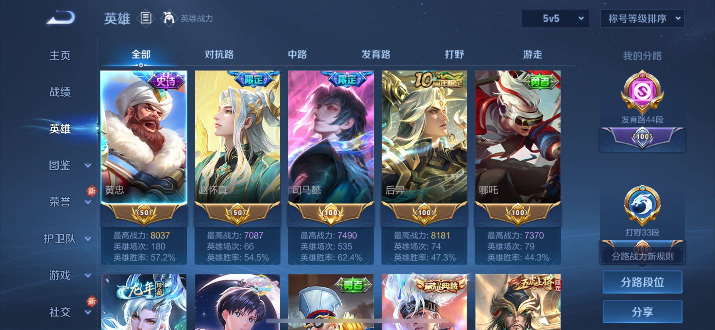 WZCMW4109910王者荣耀账号详情图3