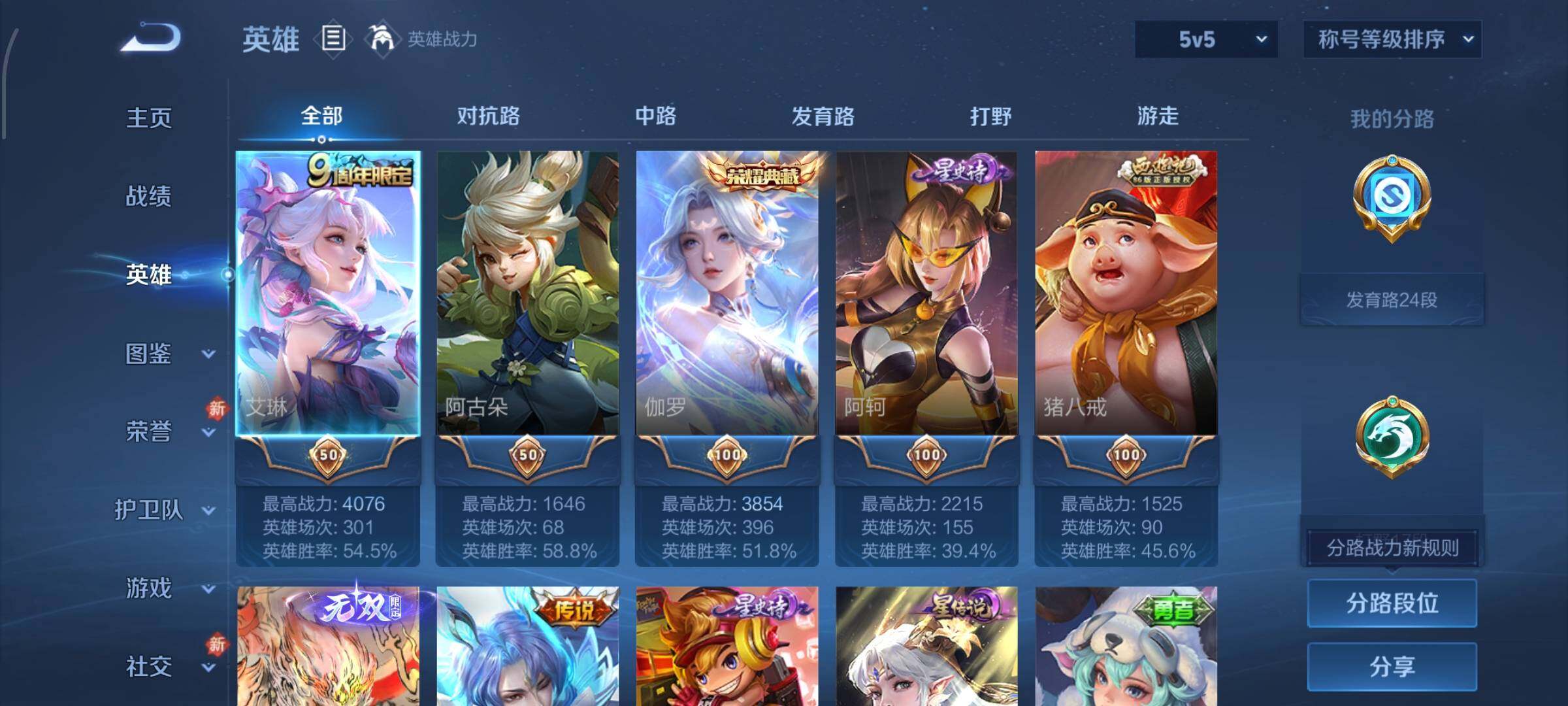 WZCMW4103091王者荣耀账号详情图3