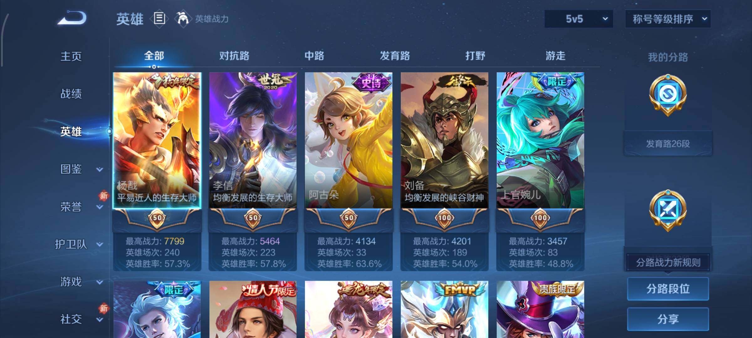 WZCMW4101788王者荣耀账号详情图3