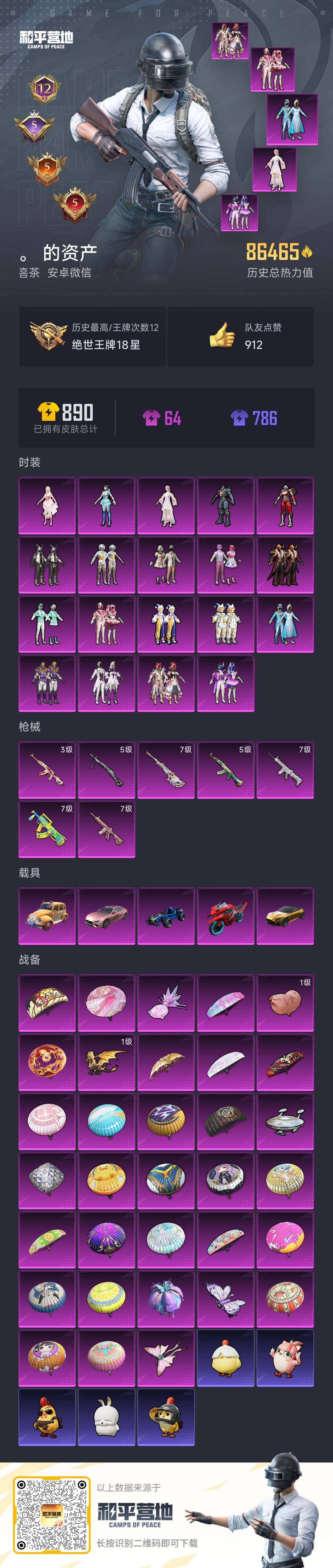 HPLE452873和平精英账号详情图6