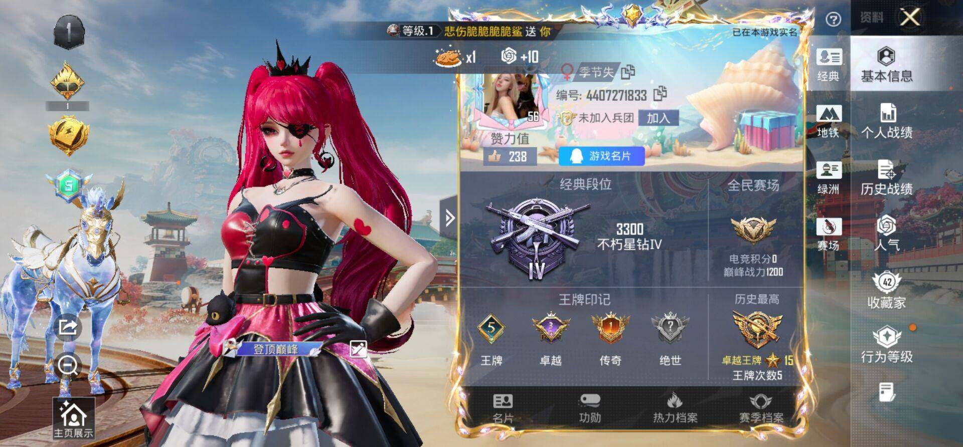 HPKG464487和平精英账号详情图7