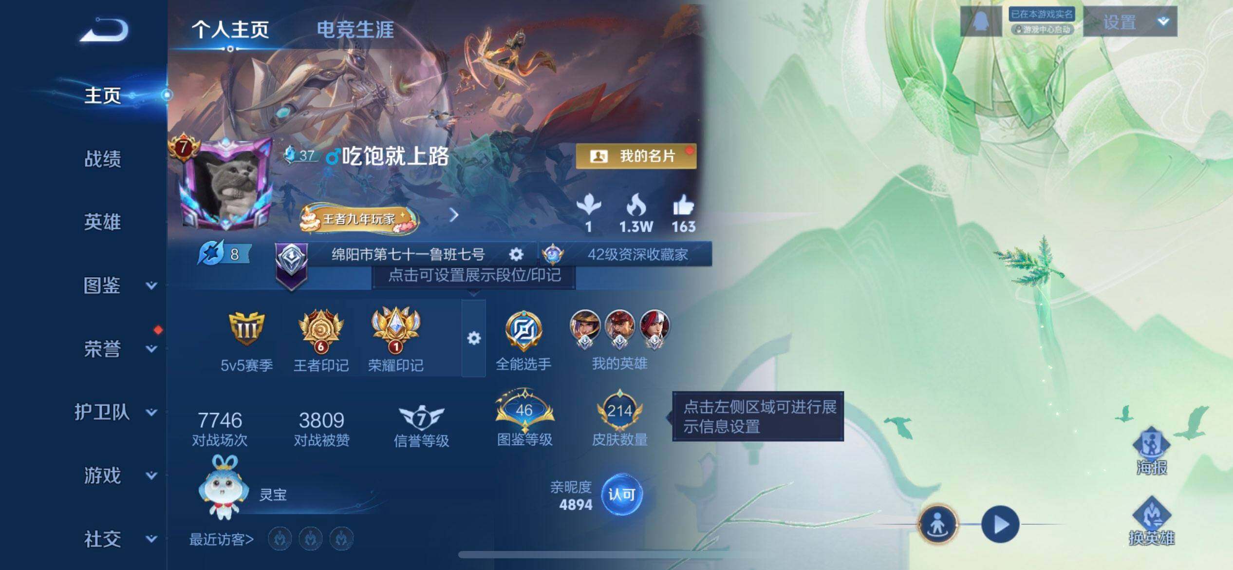 WZQM4139990王者荣耀账号详情图3