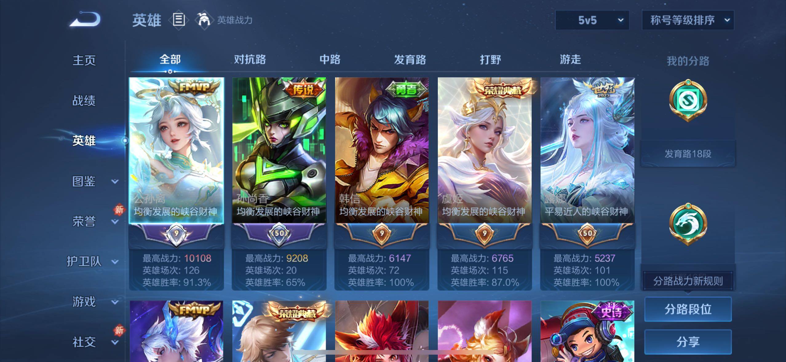 WZCMW4180715王者荣耀账号详情图3