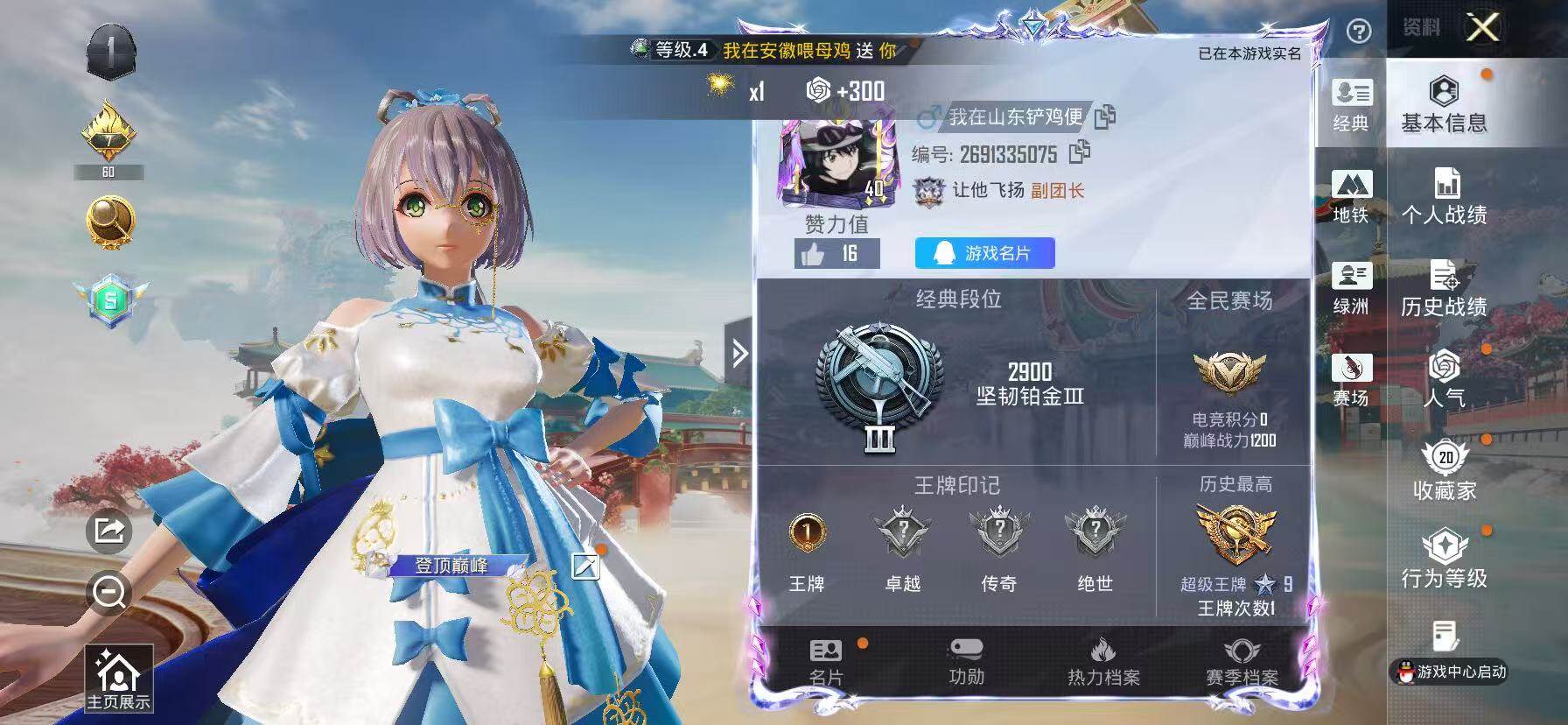 HPKG464488和平精英账号详情图6