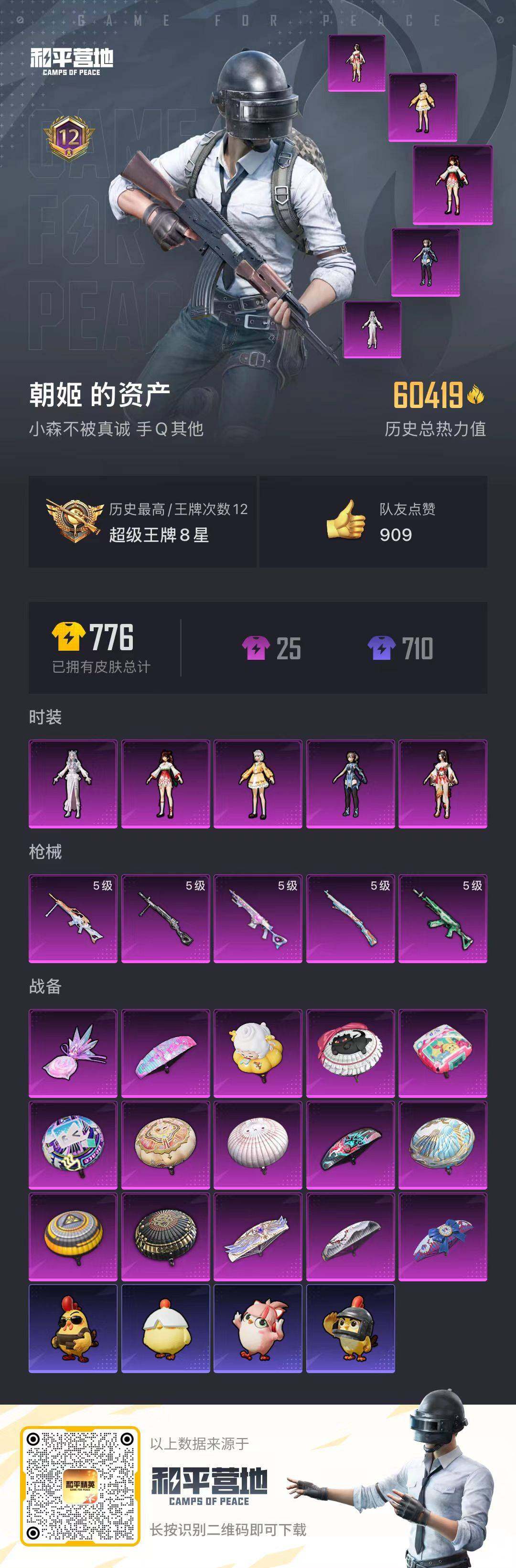 HPLE457097和平精英账号详情图6