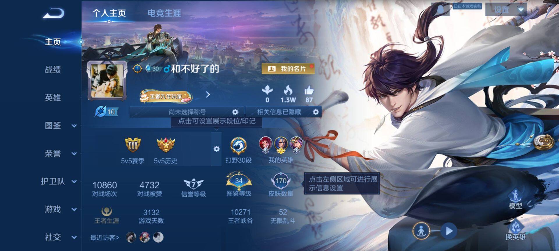 WZQM4102577王者荣耀账号详情图3