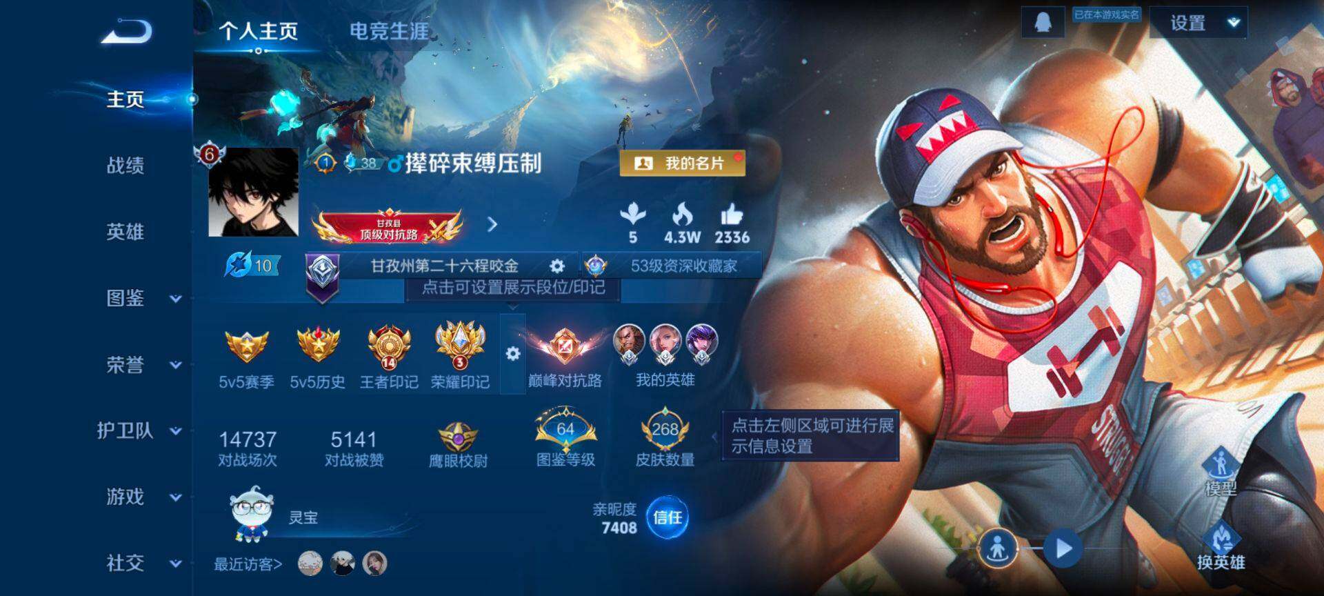 WZQM4102584王者荣耀账号详情图3 WZQM4102584王者荣耀账号详情图3