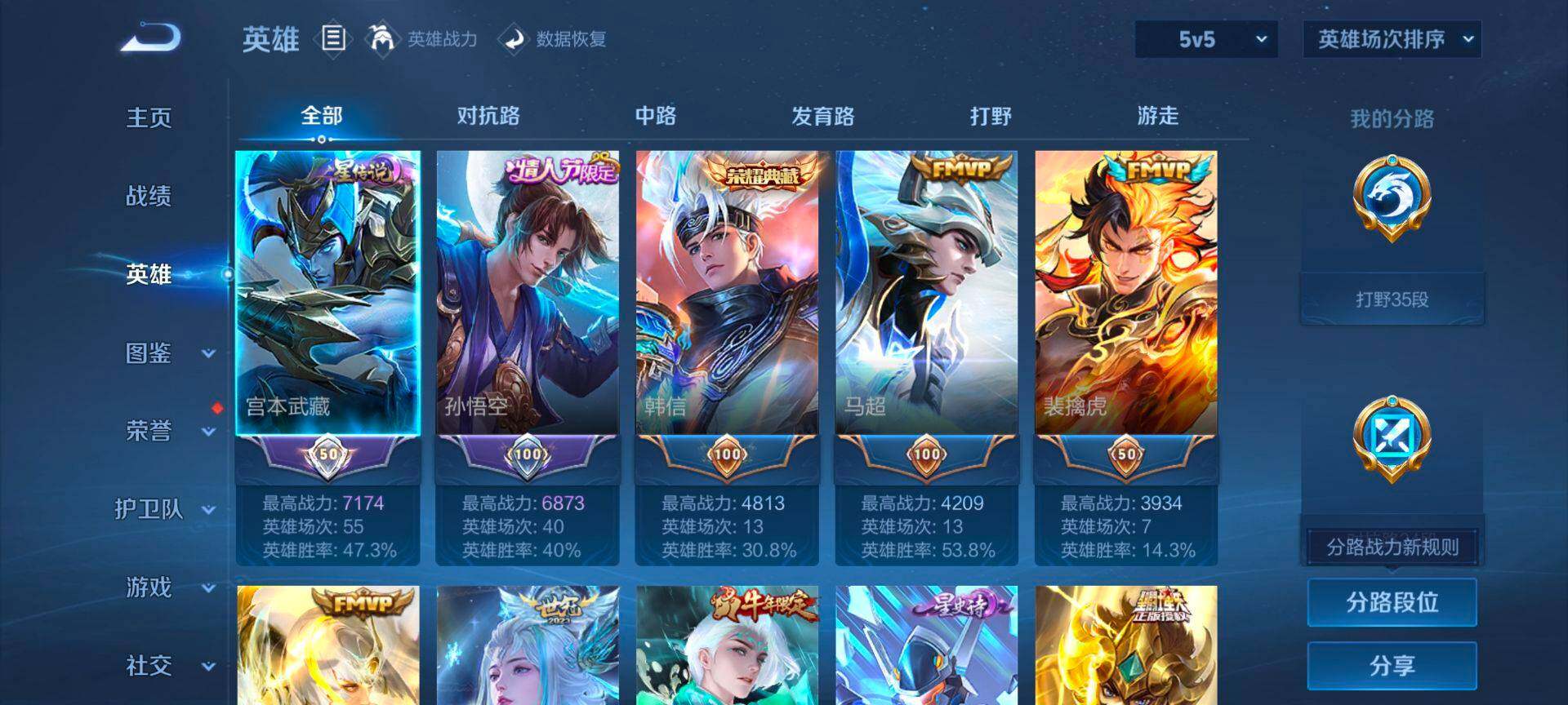 WZQM4102642王者荣耀账号详情图4