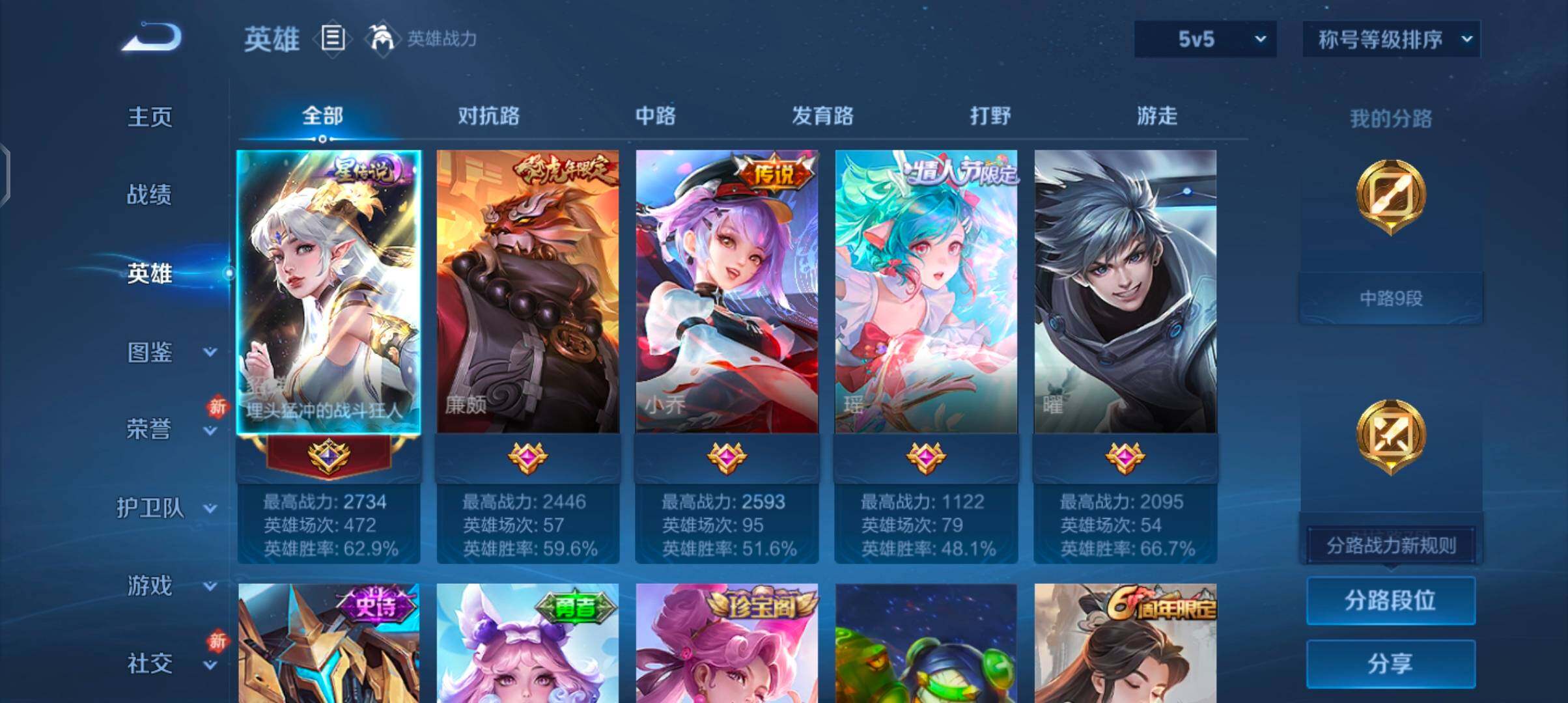 WZCMW4104610王者荣耀账号详情图3