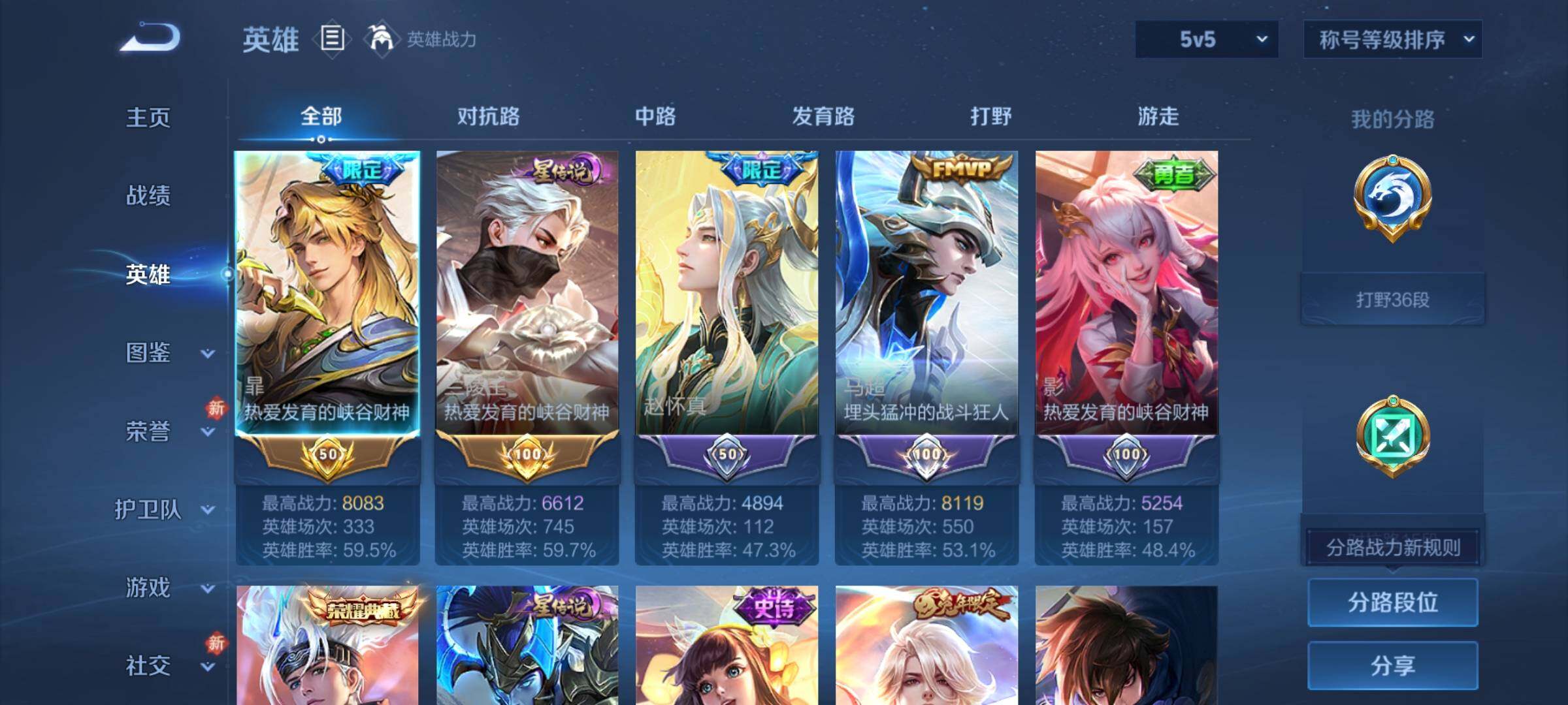 WZCMW4110328王者荣耀账号详情图3 WZCMW4110328王者荣耀账号详情图3