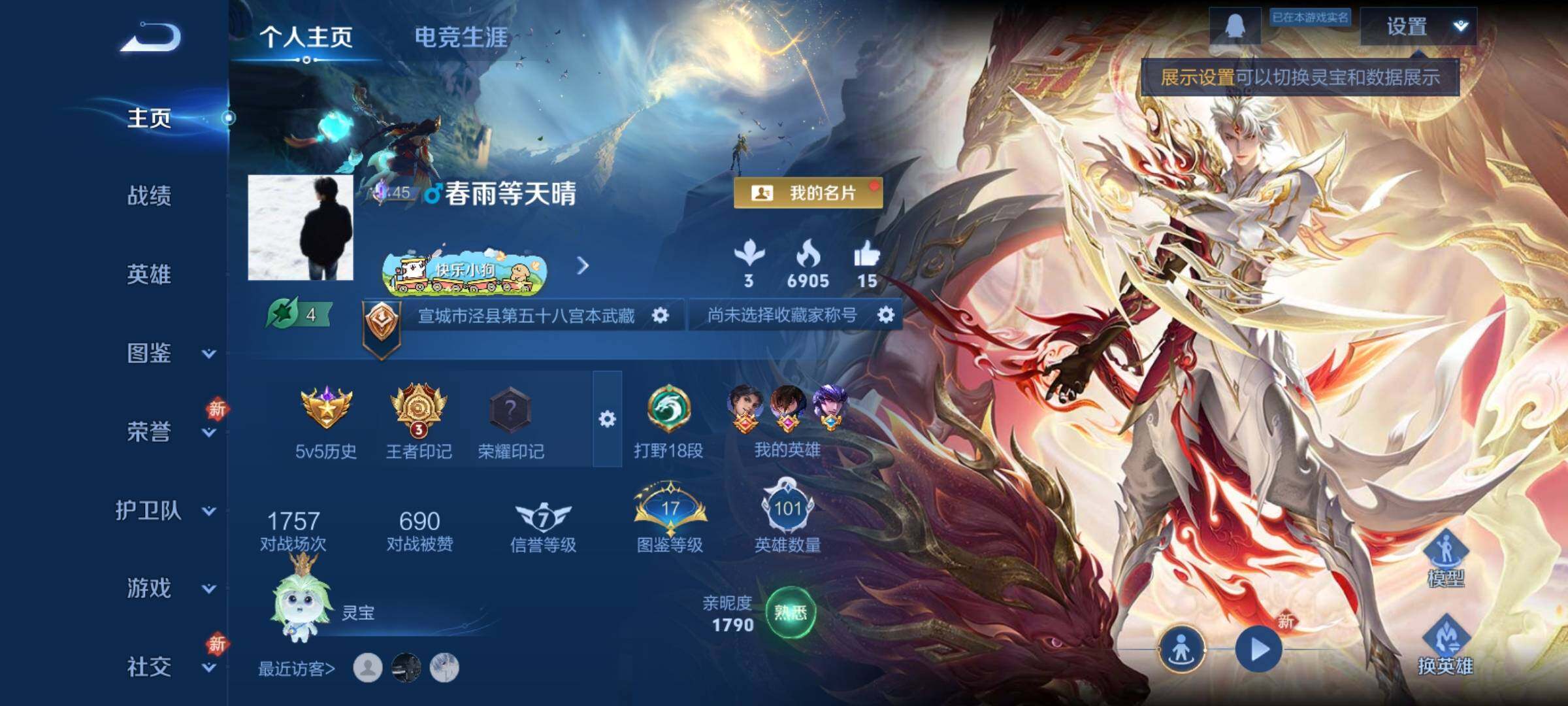 WZCMY4106757王者荣耀账号详情图2