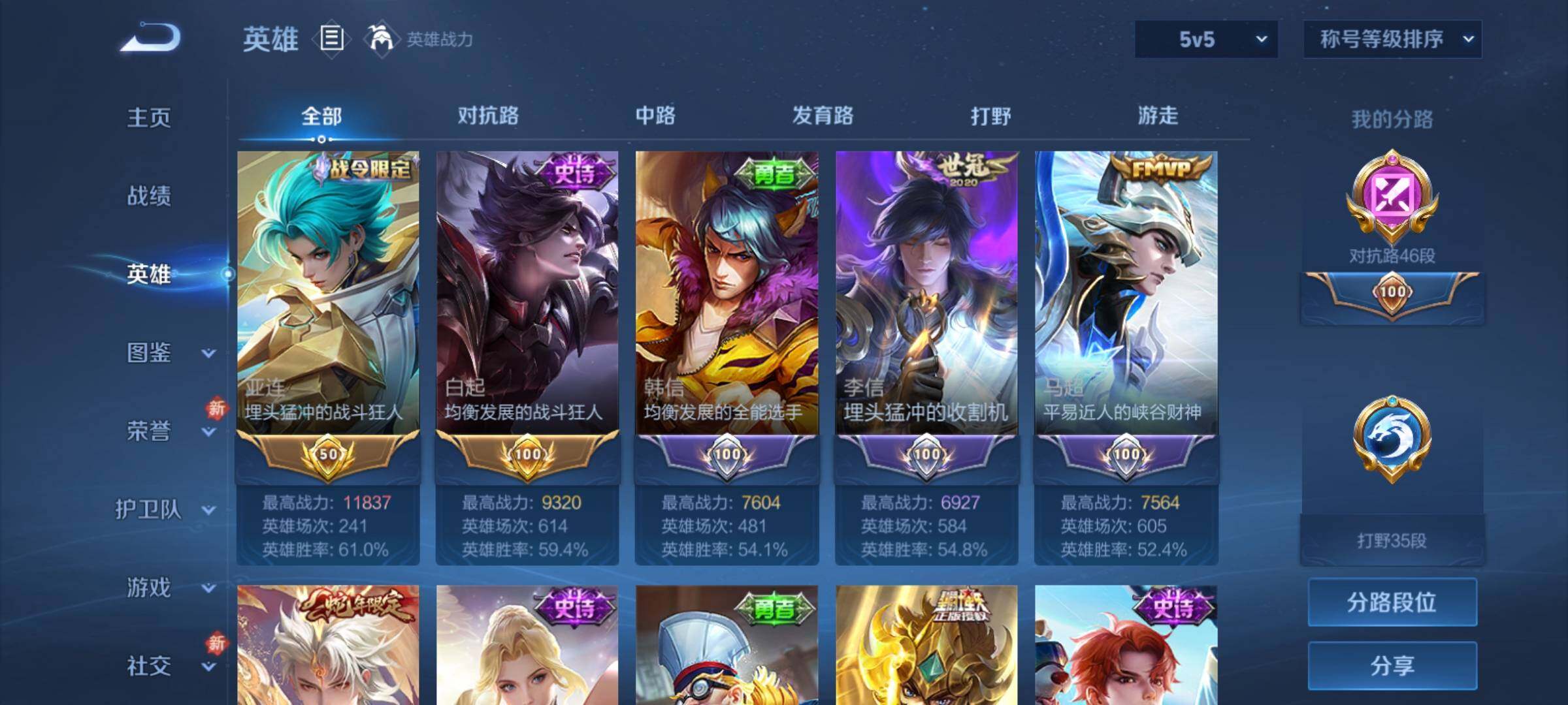 WZCMY4106776王者荣耀账号详情图3