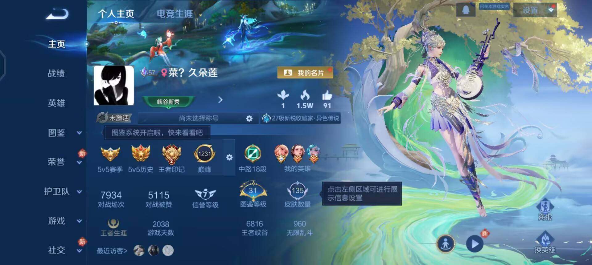 WZQM4107490王者荣耀账号详情图3