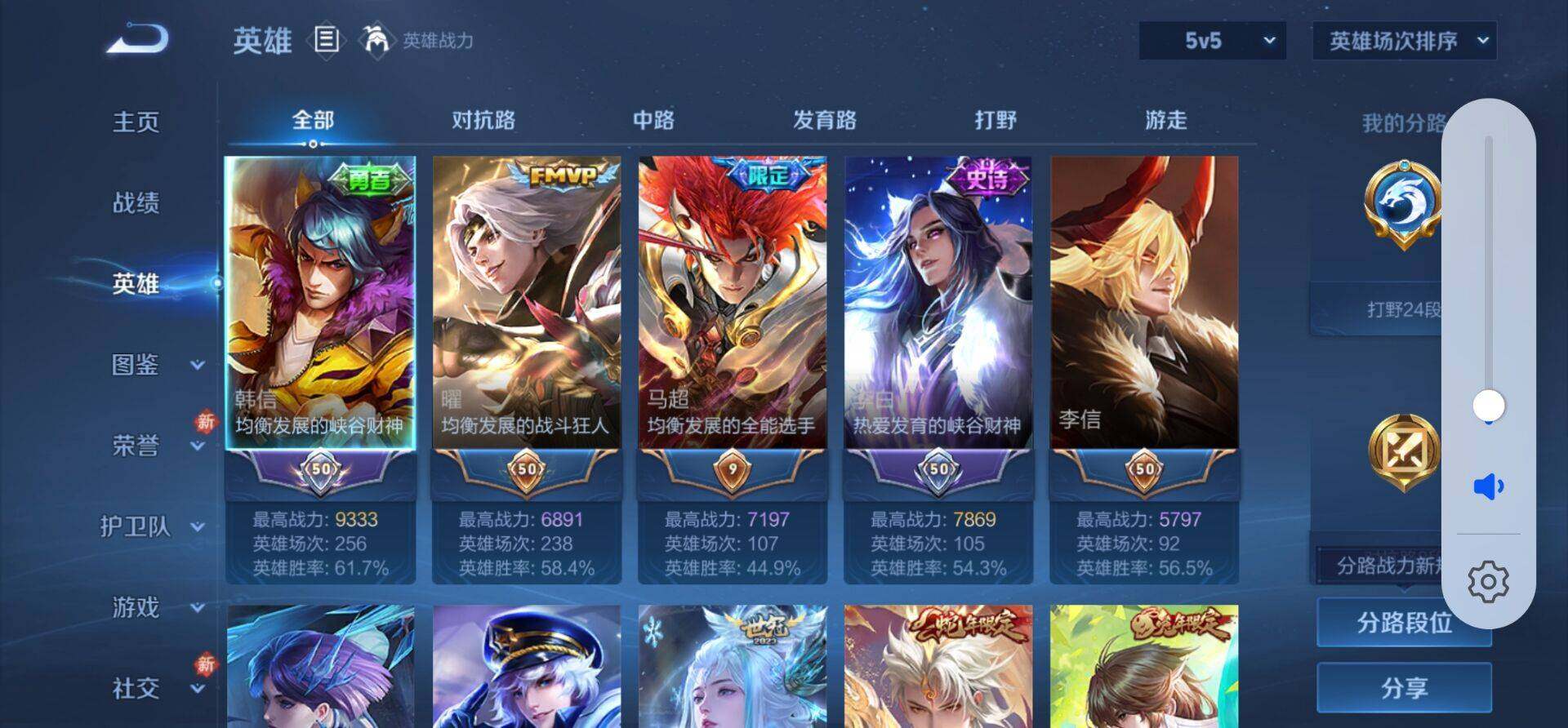 WZKG4122182王者荣耀账号详情图4