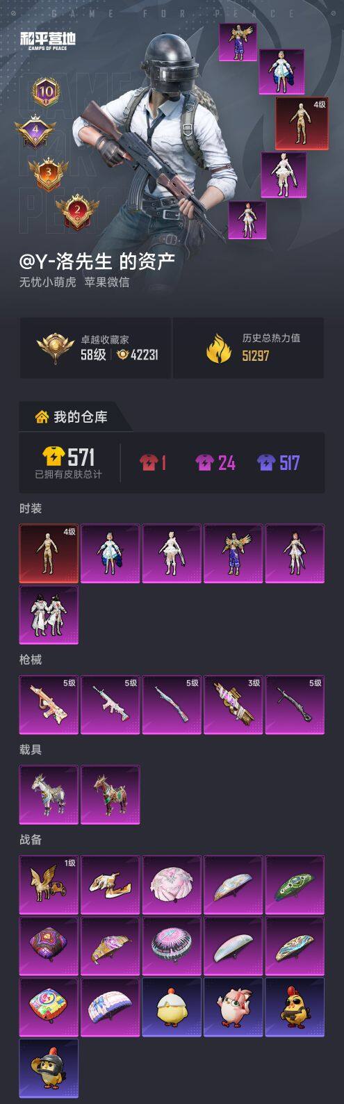 HPCMW469239和平精英账号详情图4