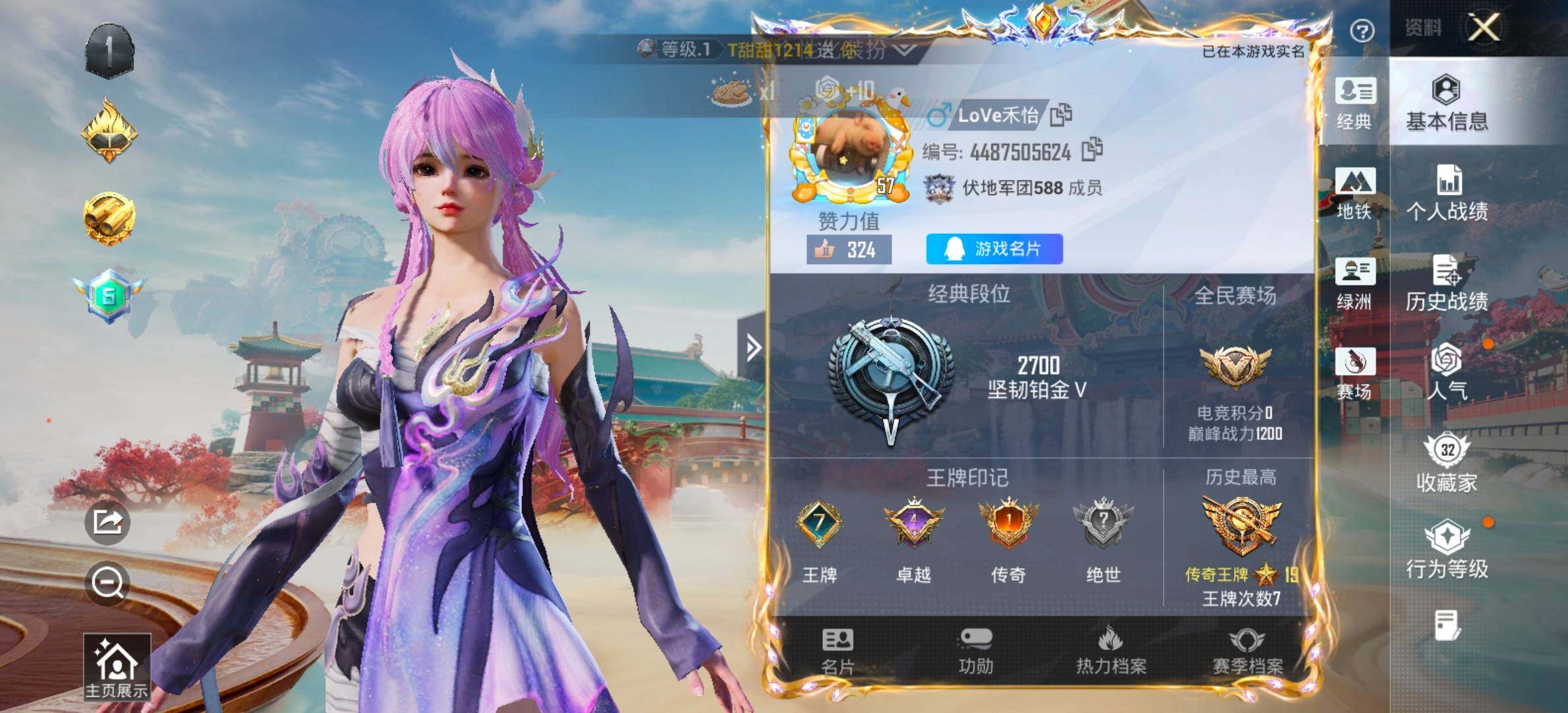 HPCMW478407和平精英账号详情图2