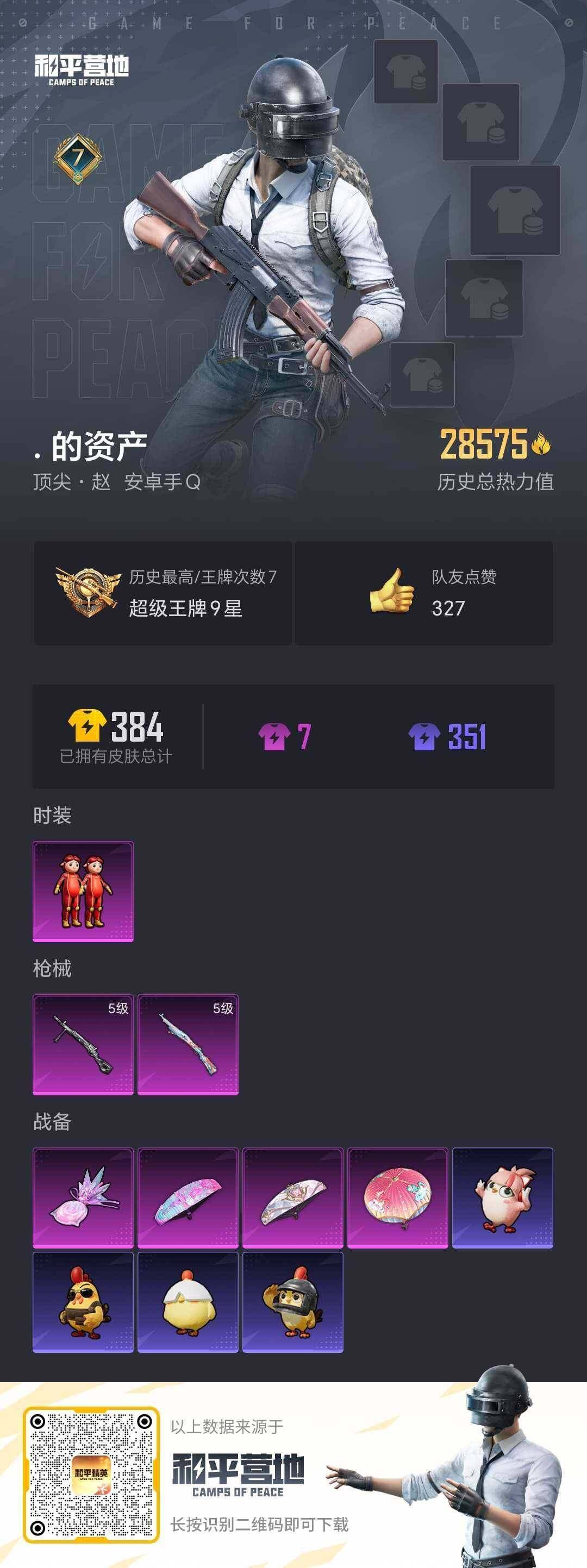 HPLE457105和平精英账号详情图2