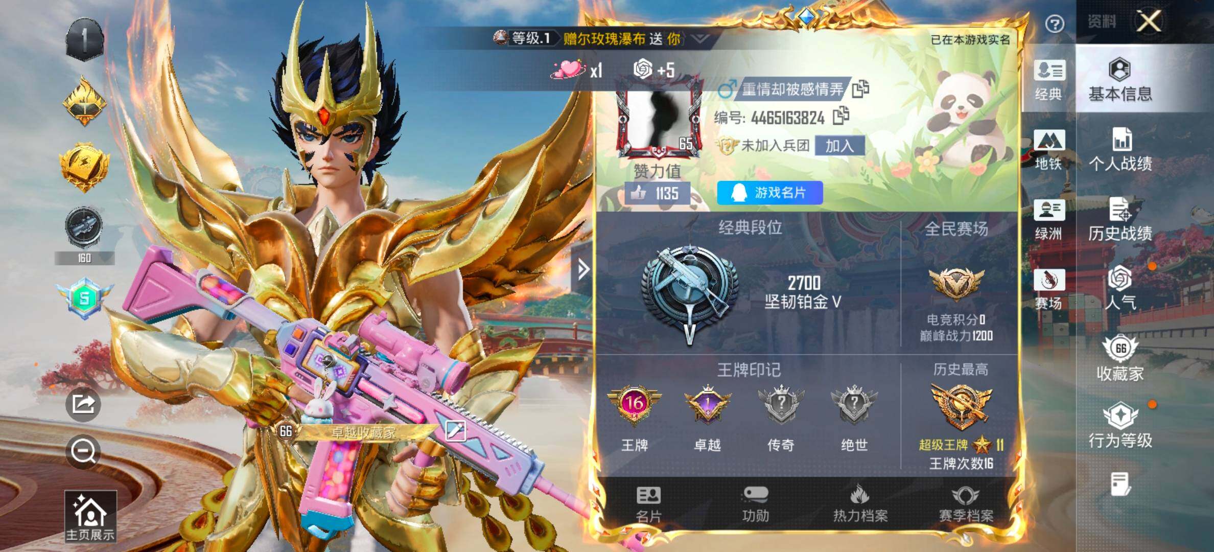 HPCMW458733和平精英账号详情图2