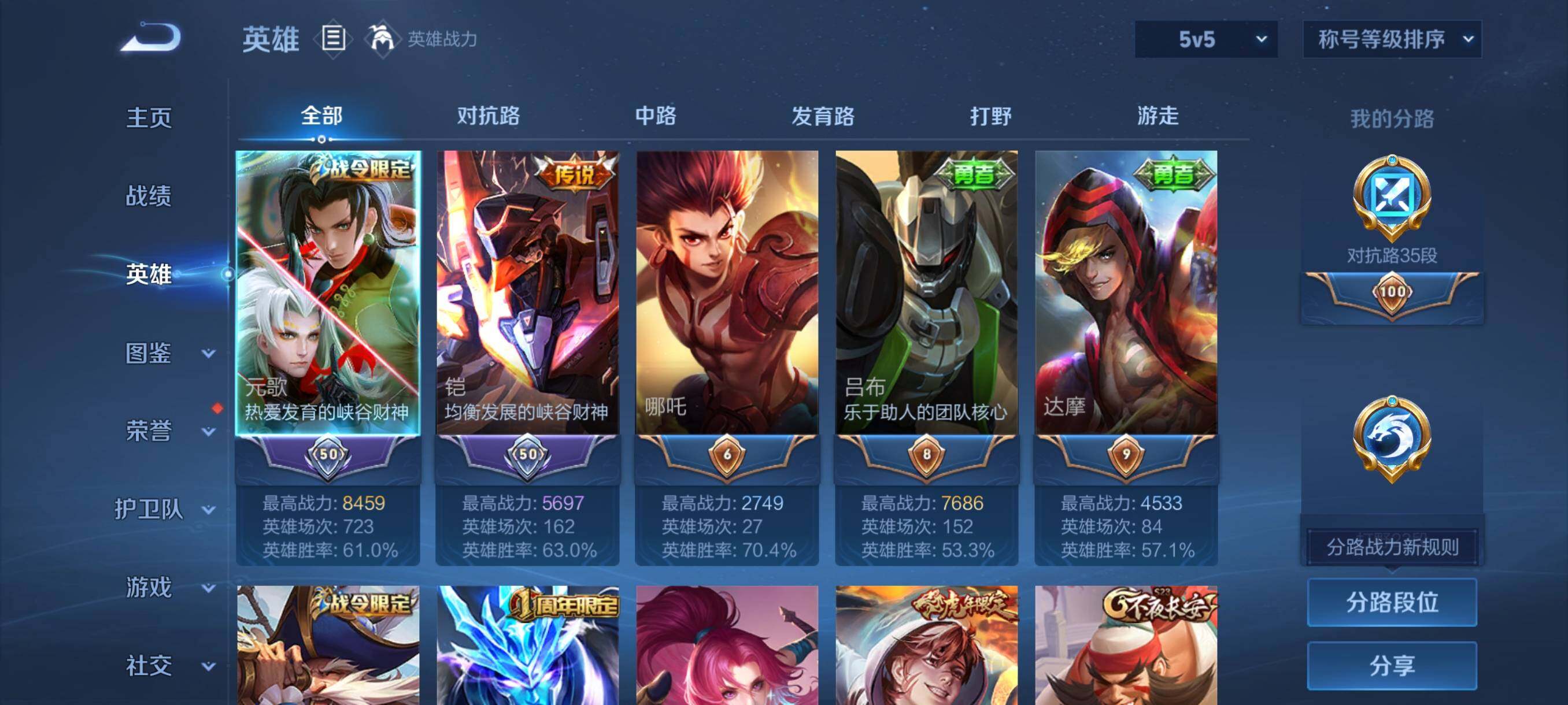 WZCMY4109082王者荣耀账号详情图3