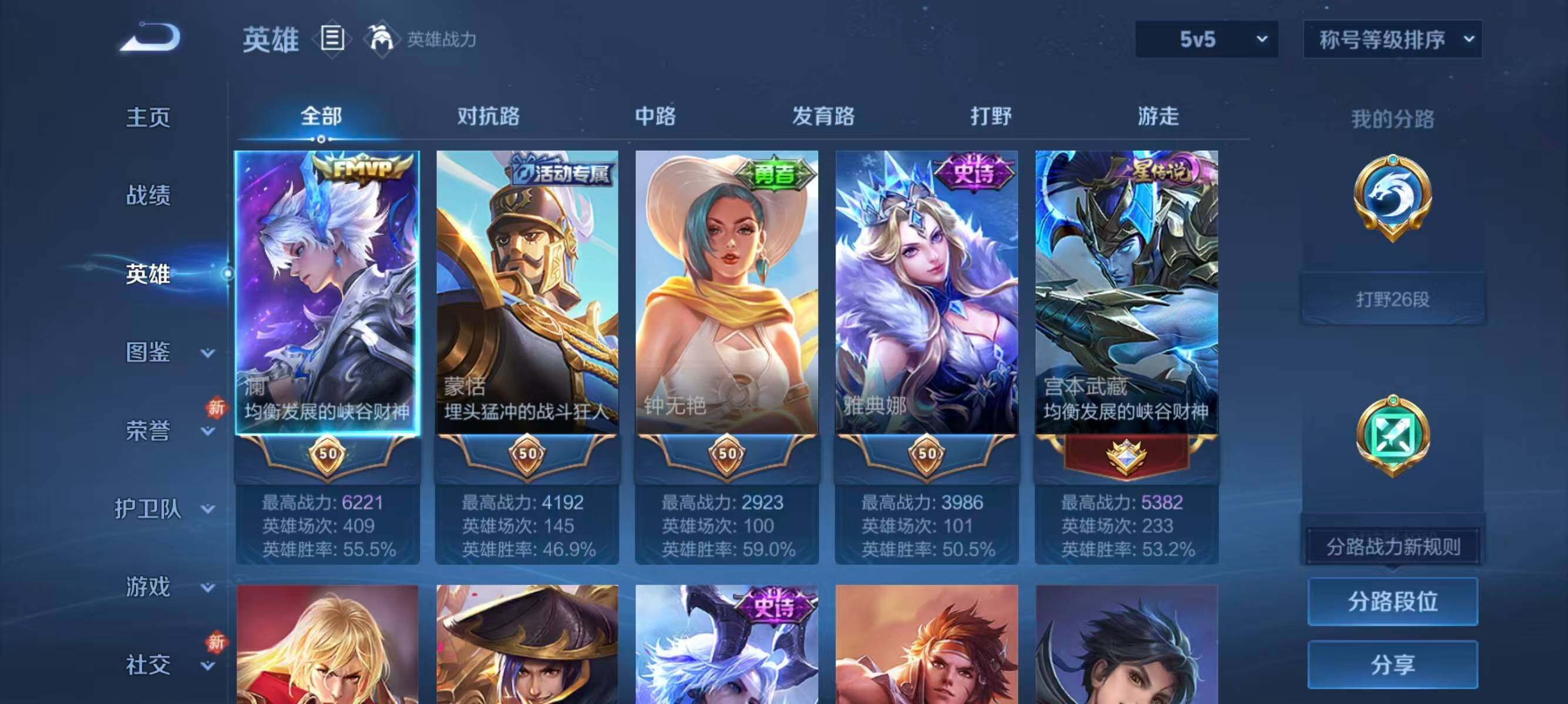 WZQM4105032王者荣耀账号详情图4