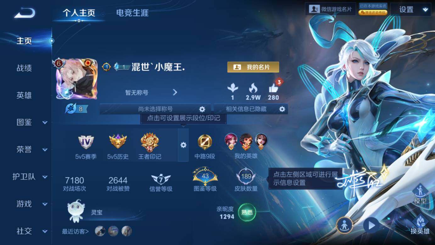 WZLX4109671王者荣耀账号详情图6