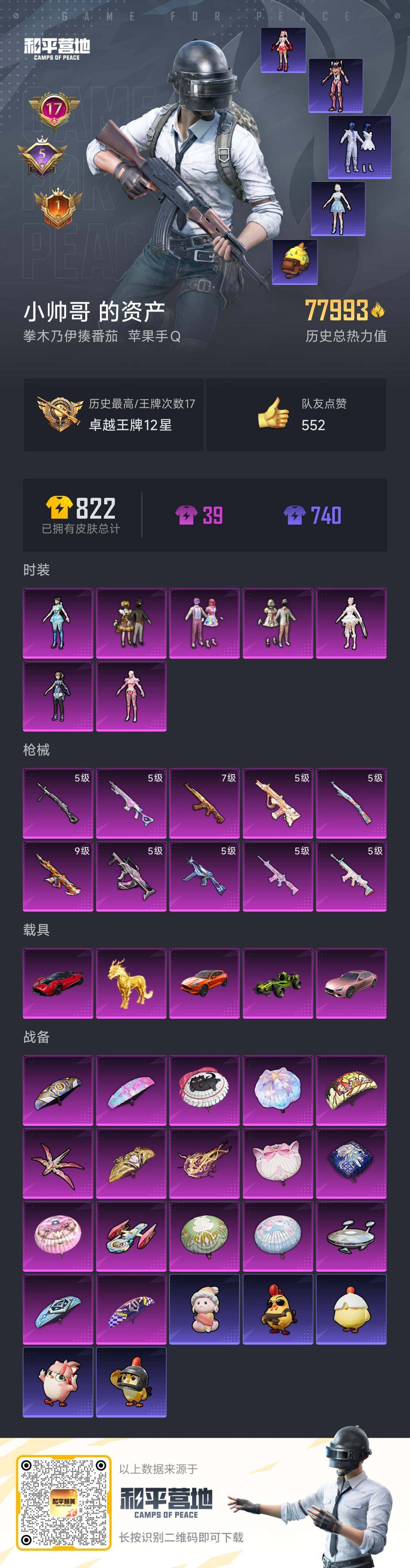 HPLX463390和平精英账号详情图6