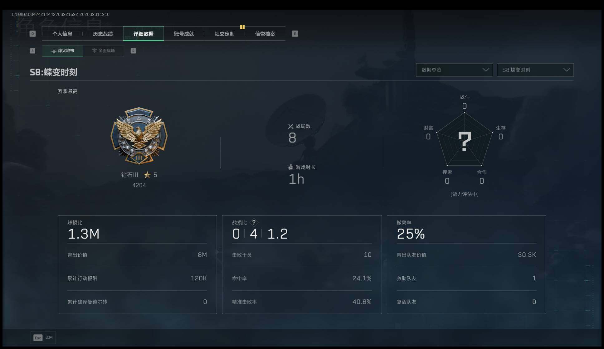 SJZEY430019三角洲行动账号详情图5