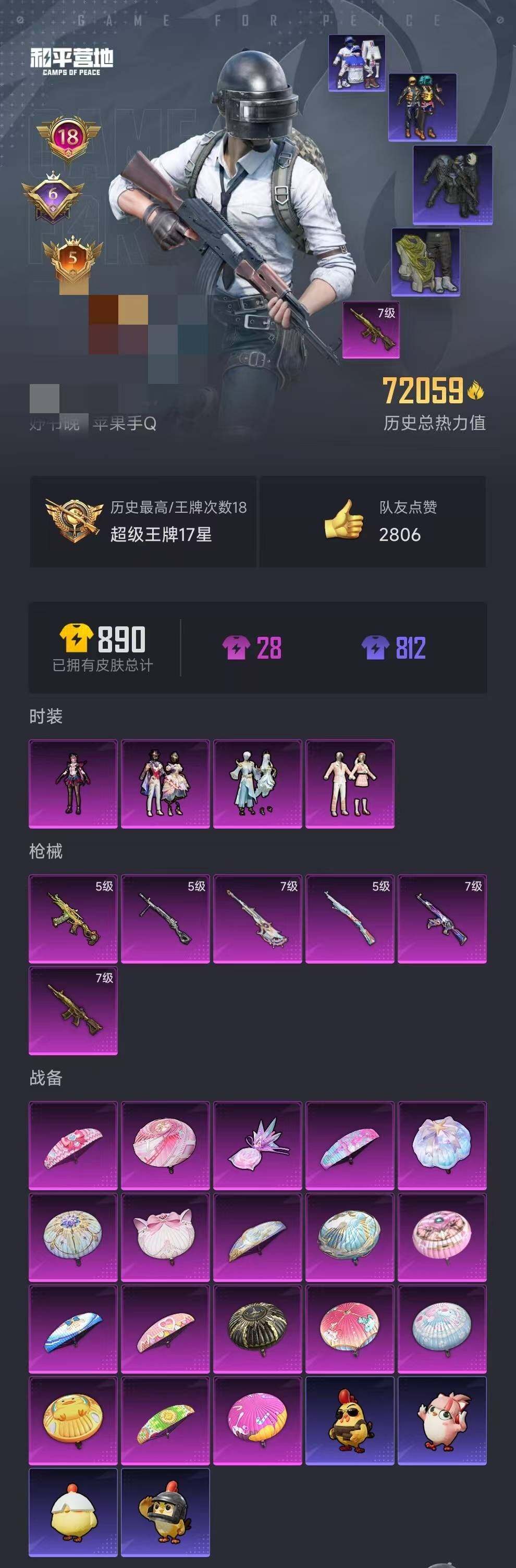 HPQM456941和平精英账号详情图27