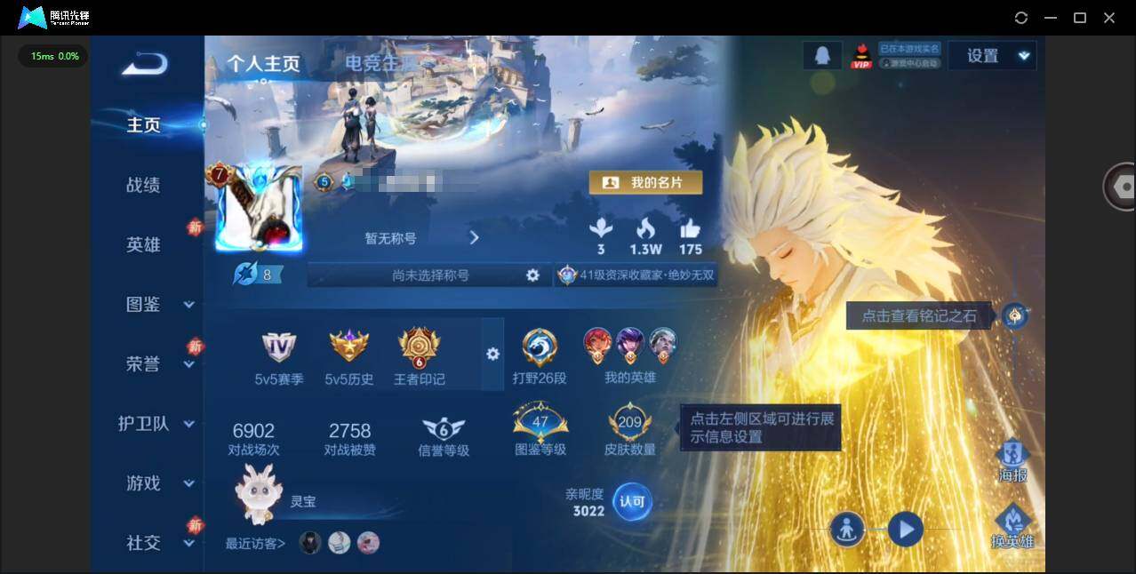 WZQM4109153王者荣耀账号详情图3