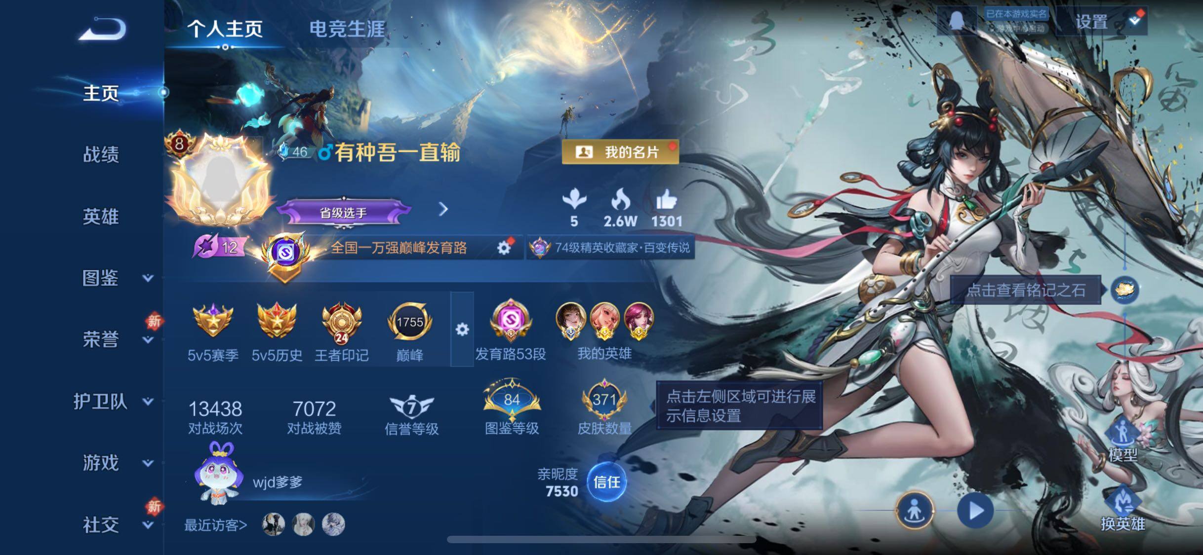 WZCMW4110391王者荣耀账号详情图2