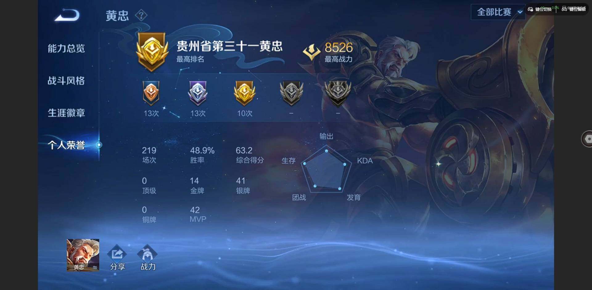 WZCMW4111291王者荣耀账号详情图8