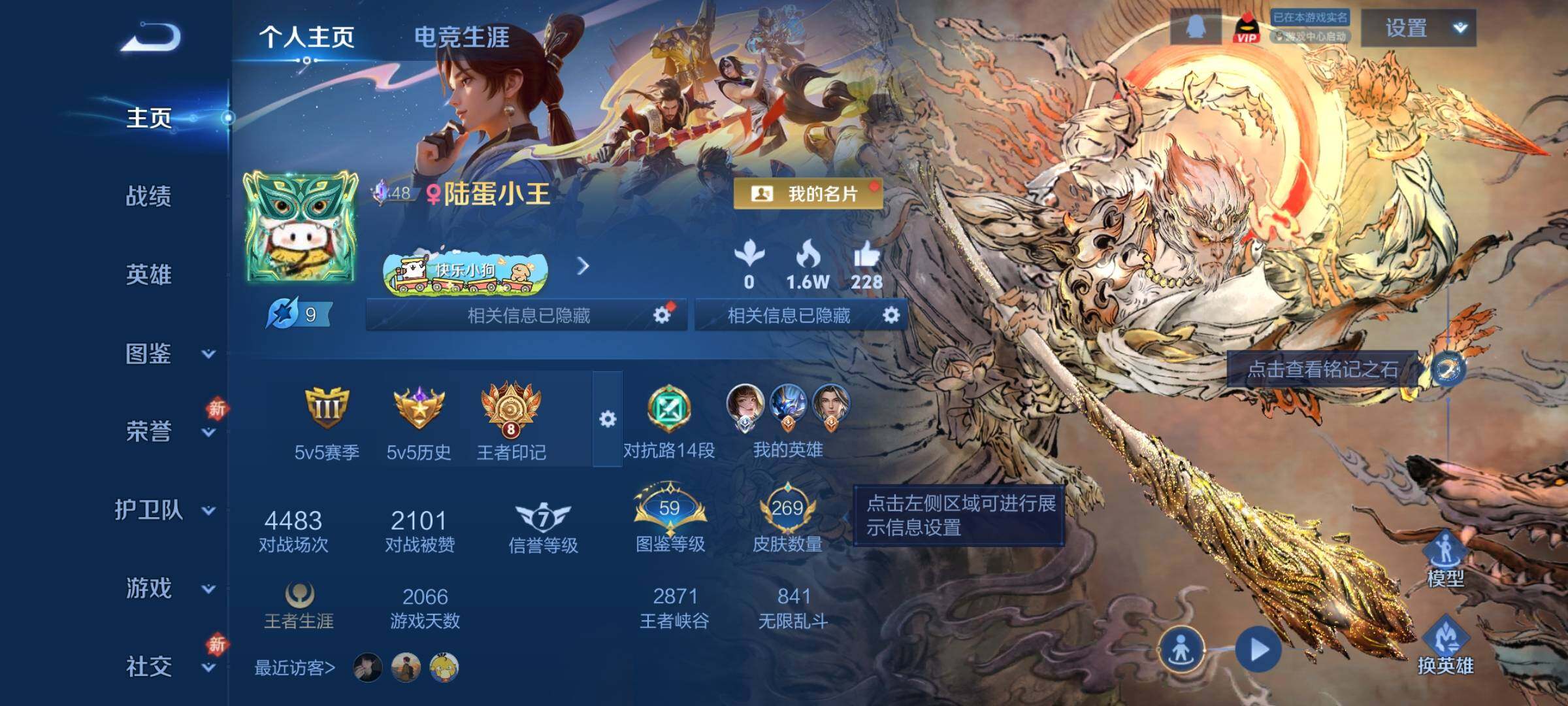 WZCMW4110406王者荣耀账号详情图2