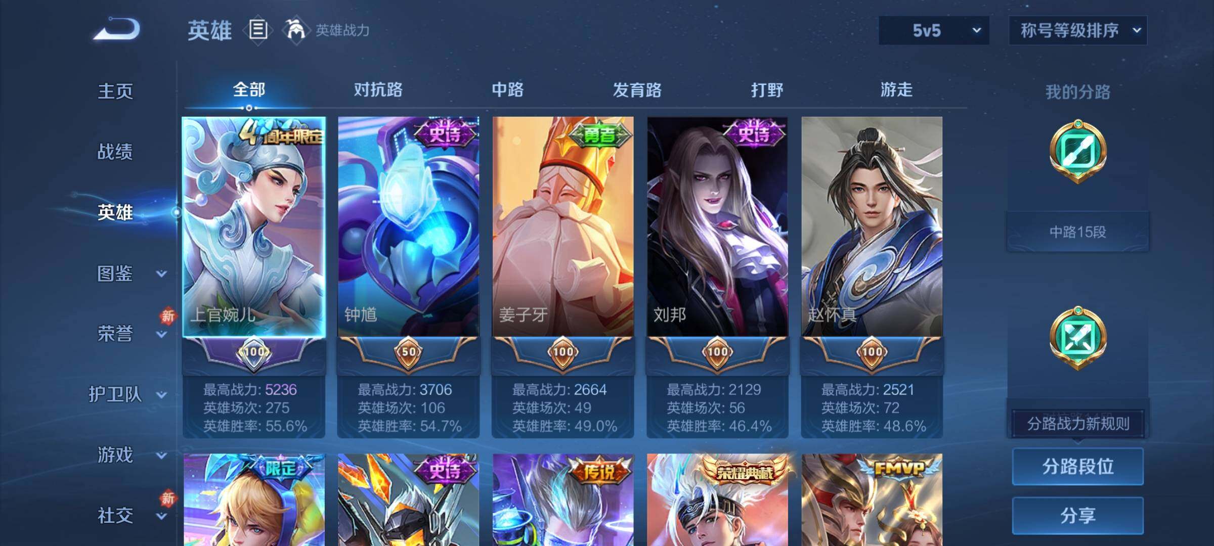 WZCMW4110406王者荣耀账号详情图3