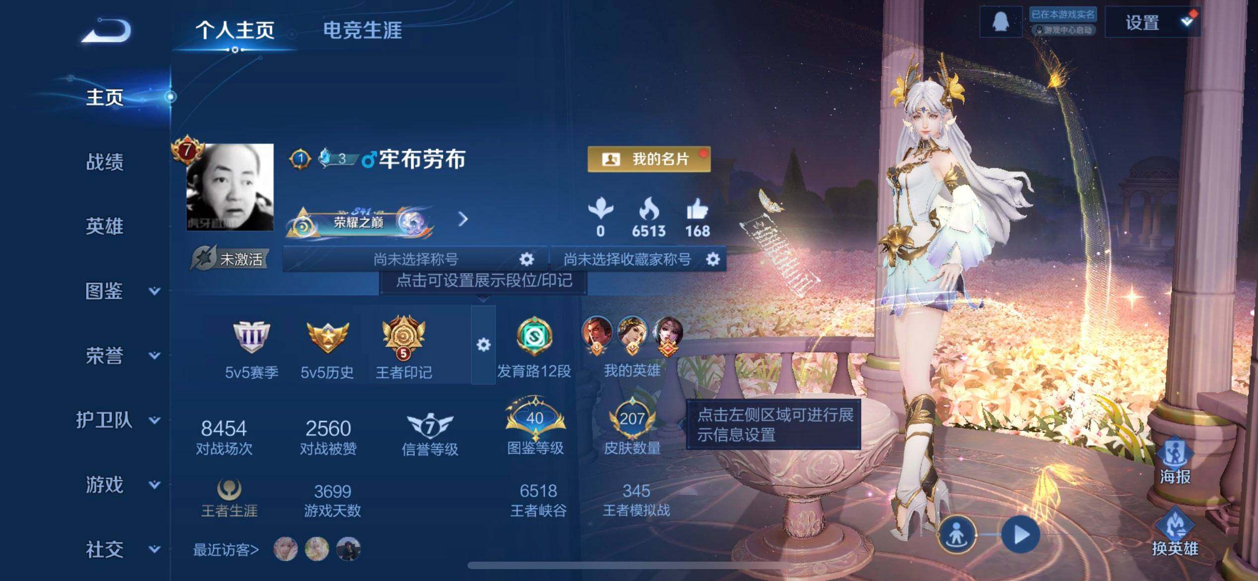 WZQM4111528王者荣耀账号详情图3