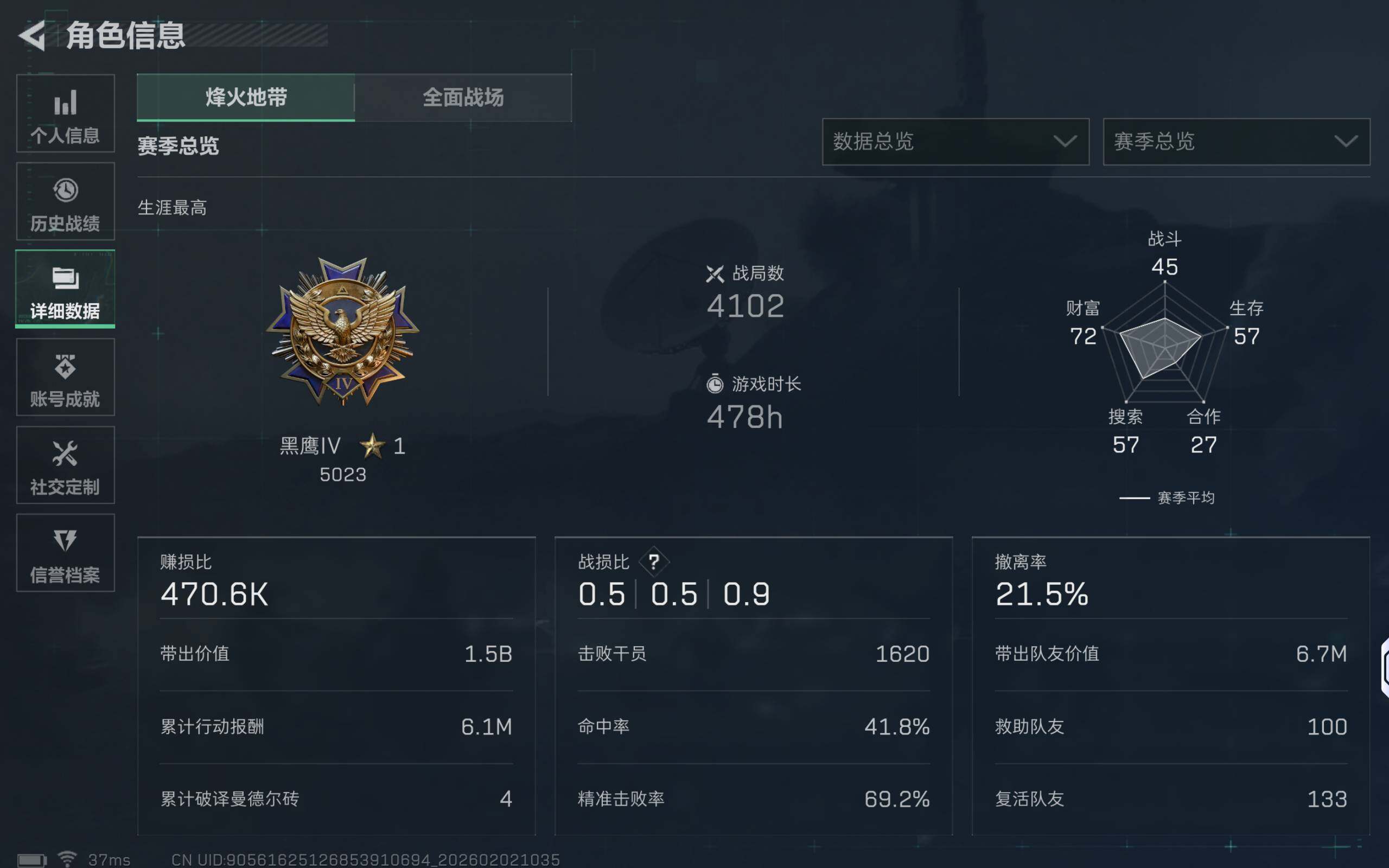 SJZQM430329三角洲行动账号详情图7