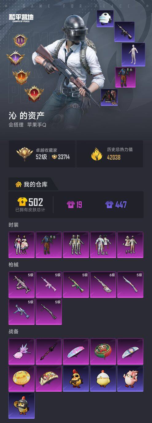 HPQM456842和平精英账号详情图6