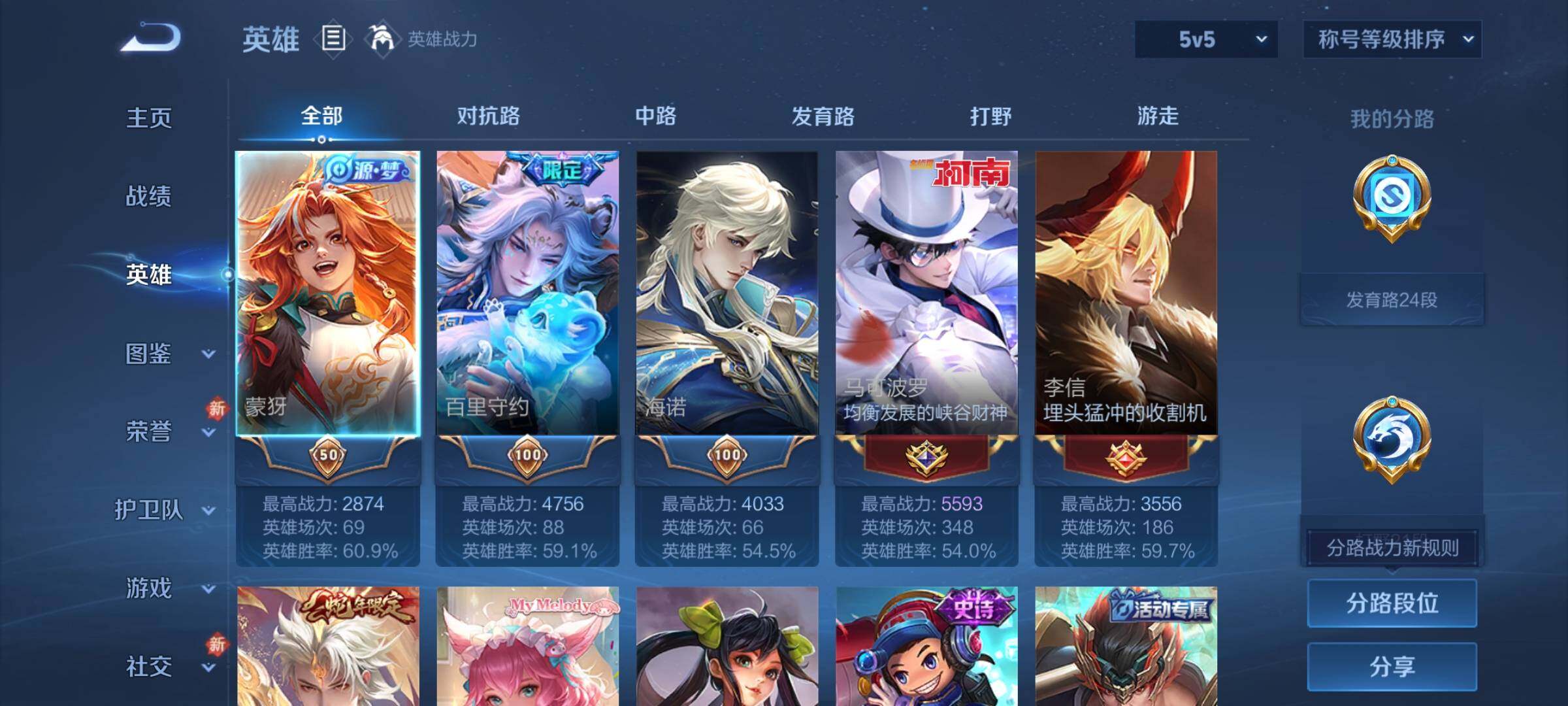 WZCMW4110417王者荣耀账号详情图3