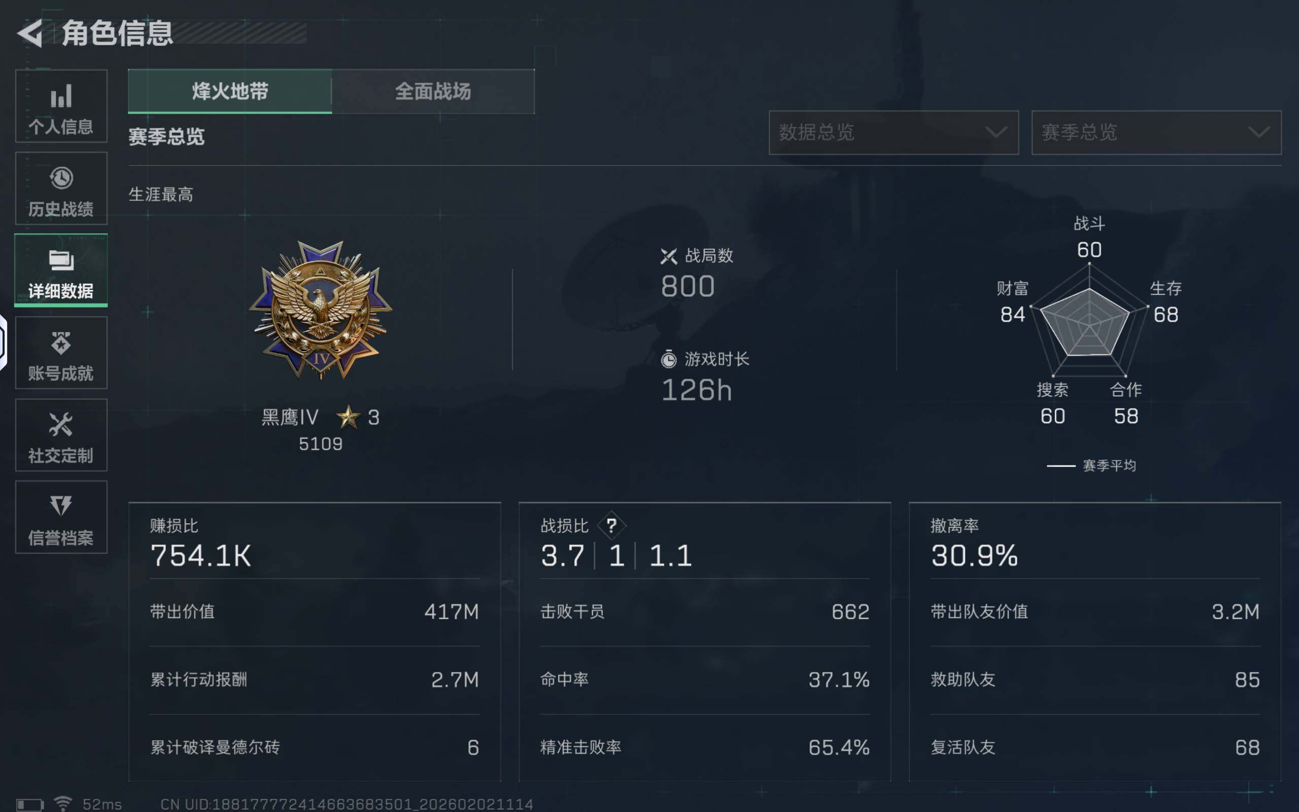 SJZCMW430415三角洲行动账号详情图5