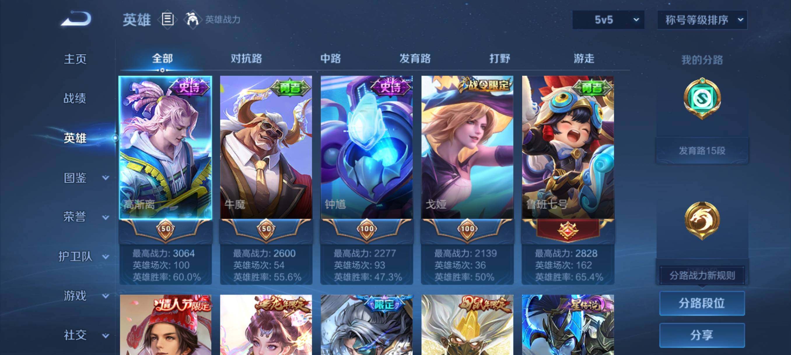 WZCMY4111202王者荣耀账号详情图3