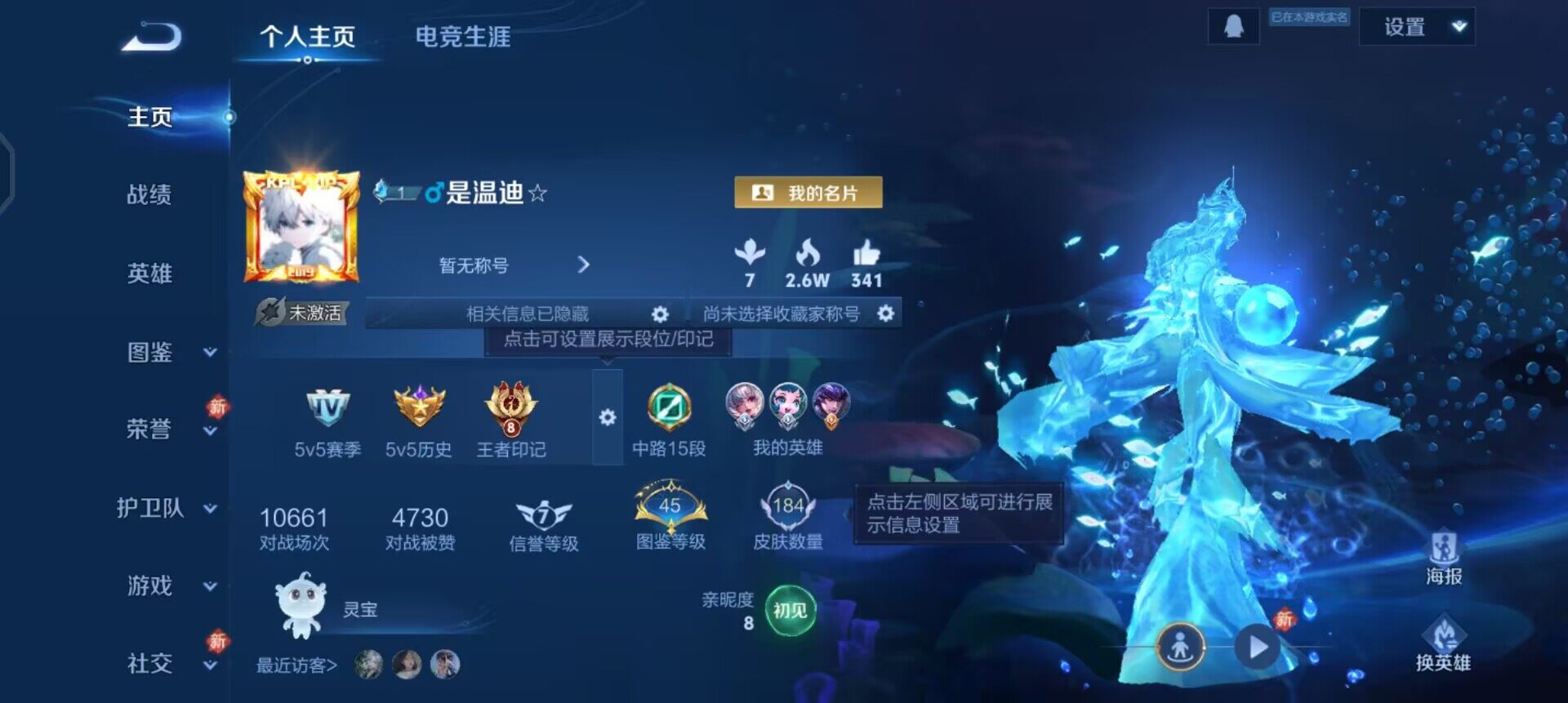 WZQM4111620王者荣耀账号详情图3