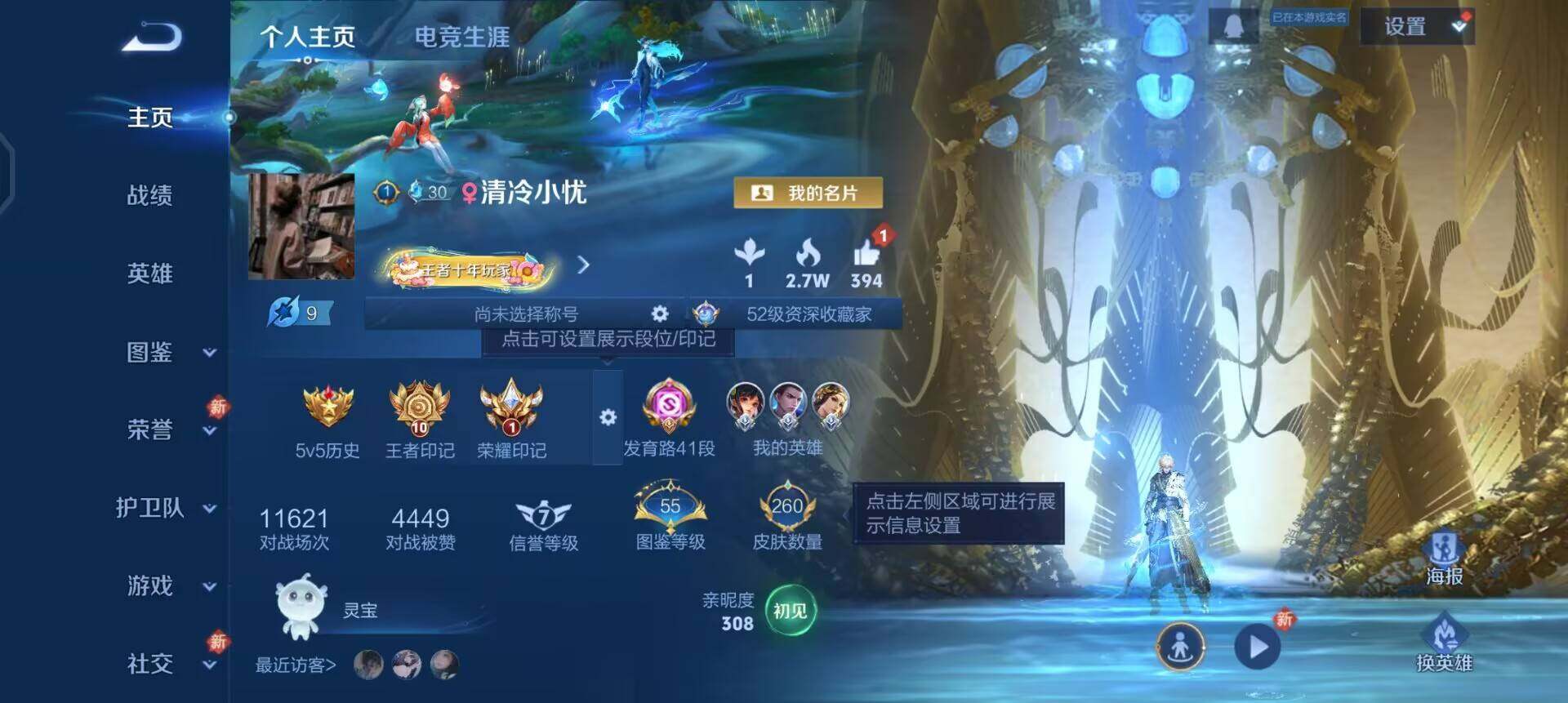 WZQM4111541王者荣耀账号详情图3